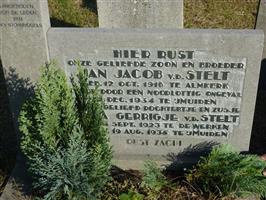 Grafsteen Jan Jacob Stelt (Stormvogels)